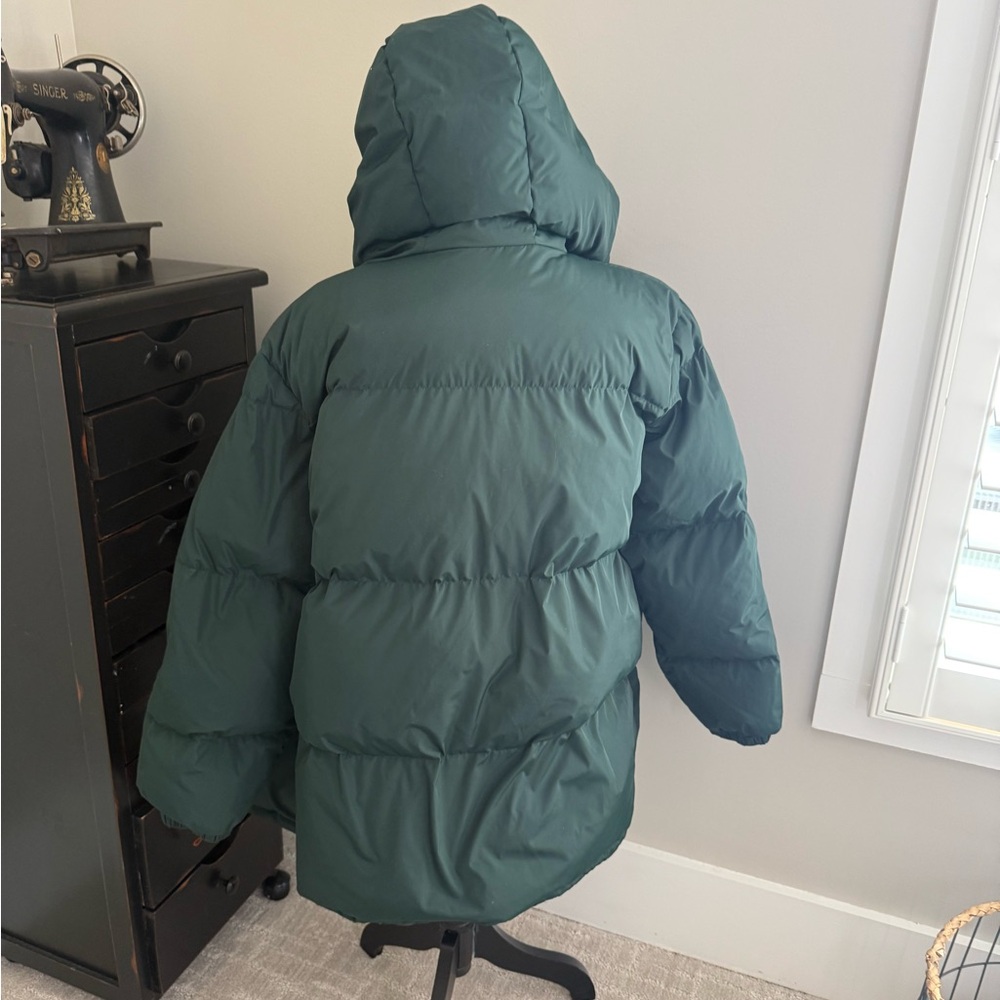 Tory Sport Dark Green Puffer Jacket - Picture 4 of 14